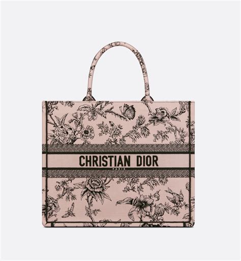 dior tote rose|christian dior tote bag personalized.